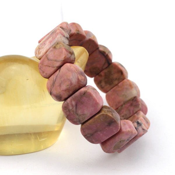 Pink Rhodonite Bangle-ToShay.org