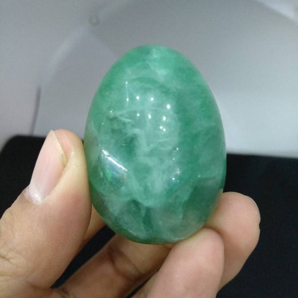 Green Fluorite Egg-ToShay.org