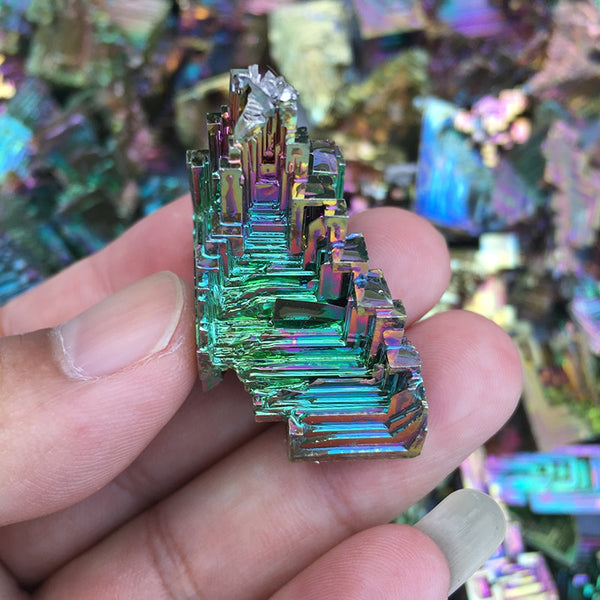 Rainbow Bismuth Crystal Ore-ToShay.org