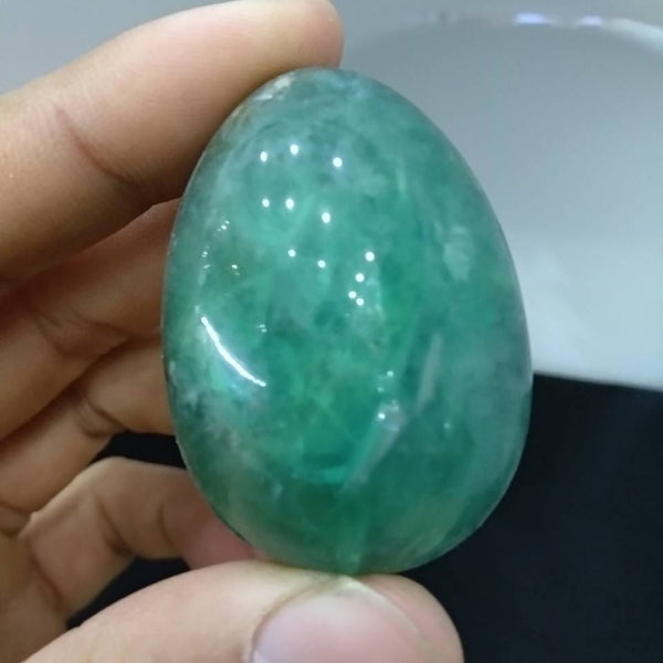 Green Fluorite Egg-ToShay.org