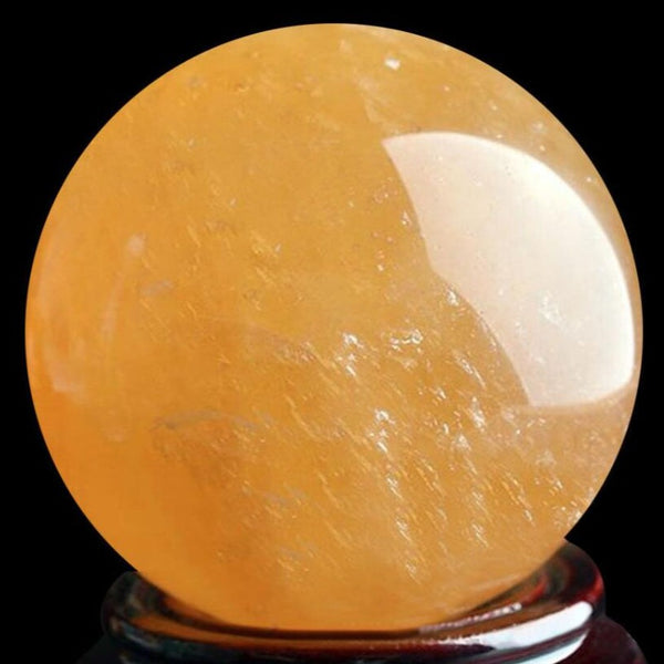 Yellow Calcite Quartz Ball-ToShay.org