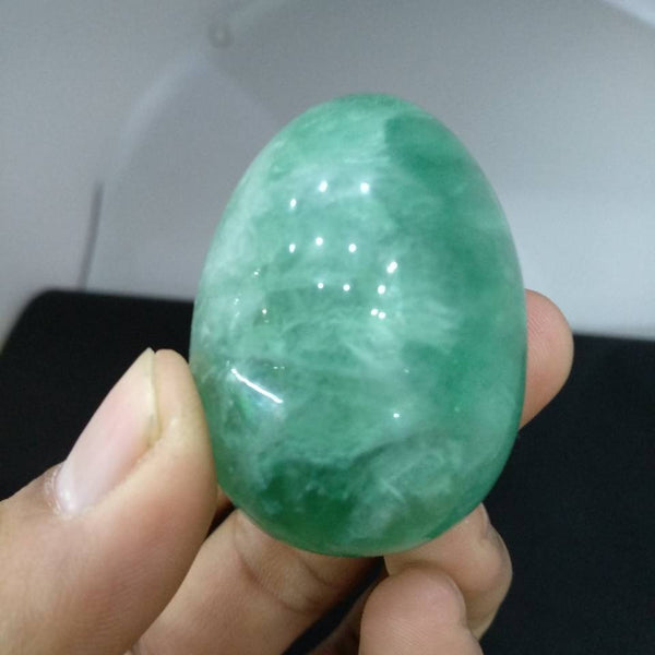 Green Fluorite Egg-ToShay.org