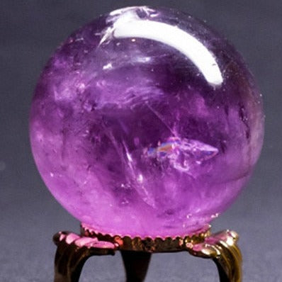 Purple Amethyst Quartz Ball-ToShay.org