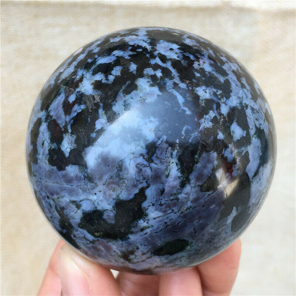 Blue Gabbro Jasper Ball-ToShay.org