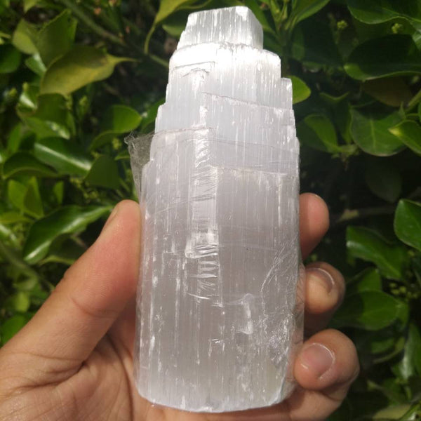 White Selenite Gypsum Towers-ToShay.org