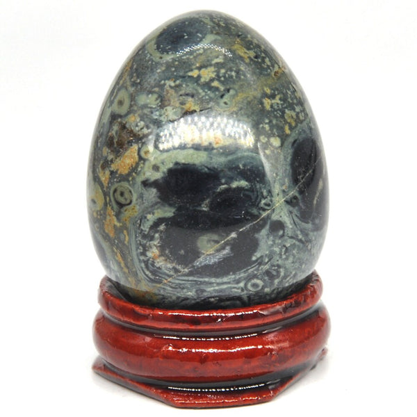 Green Kambaba Jasper Egg-ToShay.org