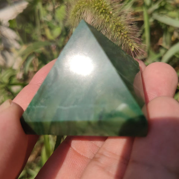 Green Turquoise Pyramid-ToShay.org