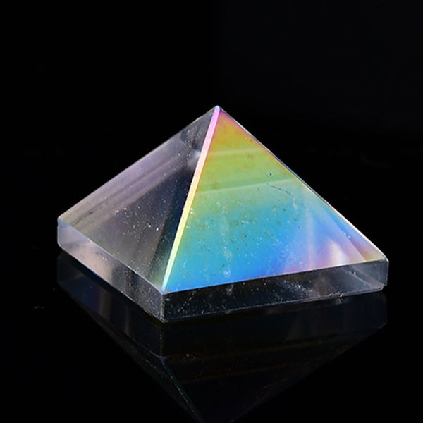 Clear Aura Clear Quartz Pyramid-ToShay.org