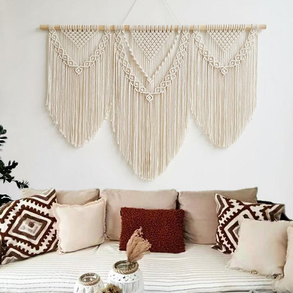 Macrame Tapestry Curtain-ToShay.org