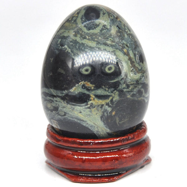 Green Kambaba Jasper Egg-ToShay.org