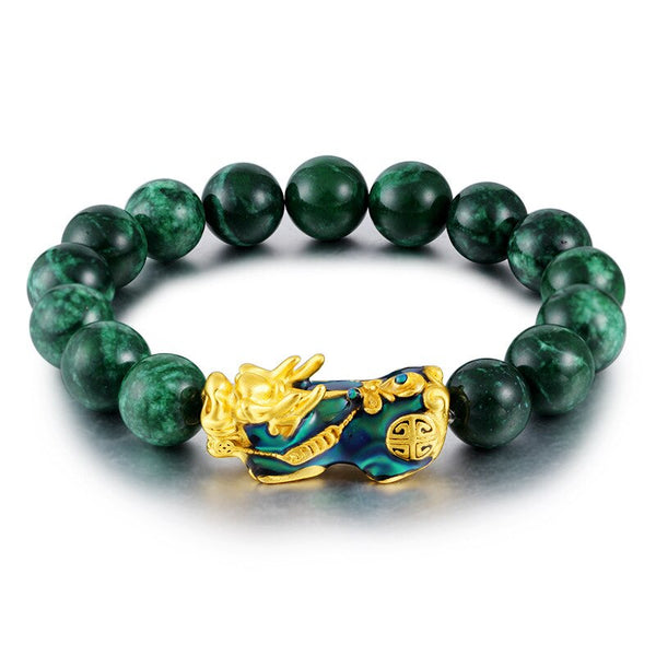 Green Jade Pixiu Bracelet-ToShay.org