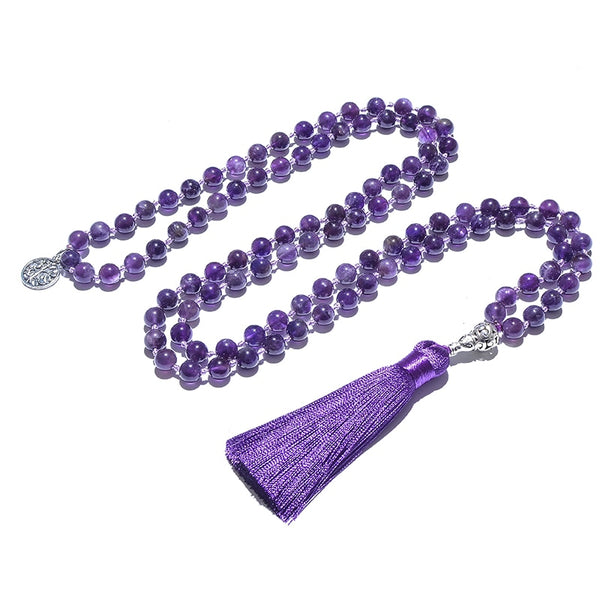 Purple Amethyst Prayer Beads-ToShay.org