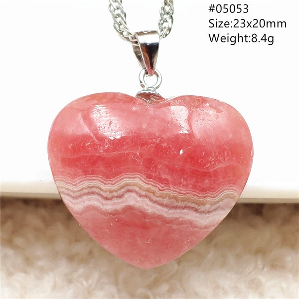 Red Rhodochrosite Pendant-ToShay.org