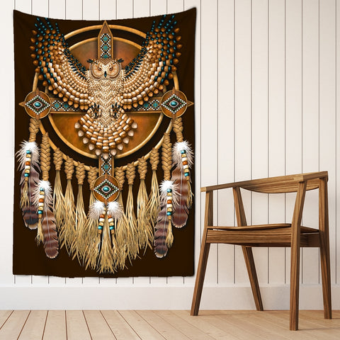 Owl Windbell Tapestry-ToShay.org