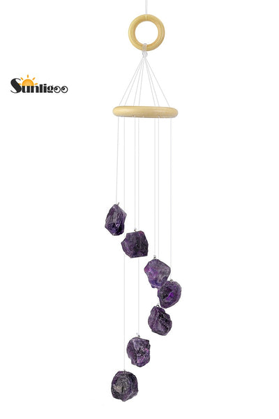 Purple Amethyst Windchimes-ToShay.org