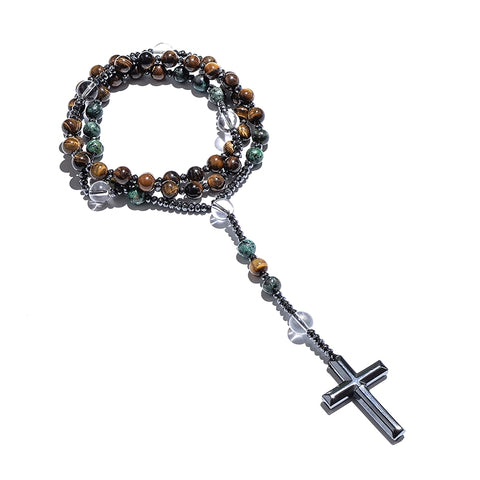 Yellow Tiger Eye Rosary Beads-ToShay.org