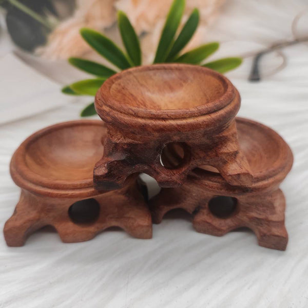 Wood Crystal Ball Holder-ToShay.org