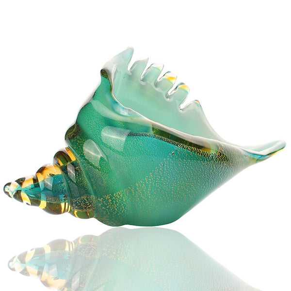 Glass Conch Sea Shell-ToShay.org