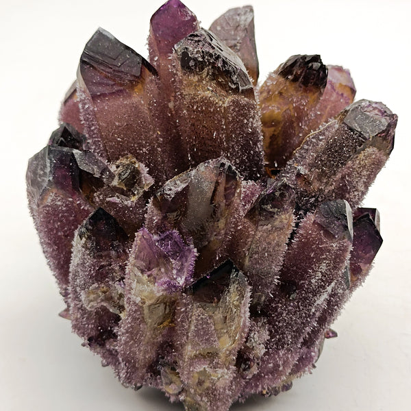 Purple Ghost Quartz Crystal Cluster-ToShay.org