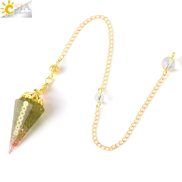 Mixed Crystal Dowsing Pendulum-ToShay.org