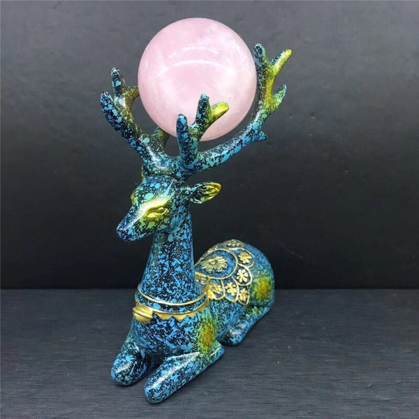 Reindeer Crystal Ball Stand-ToShay.org