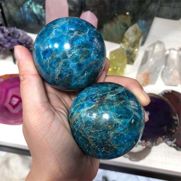 Blue Apatite Crystal Ball-ToShay.org