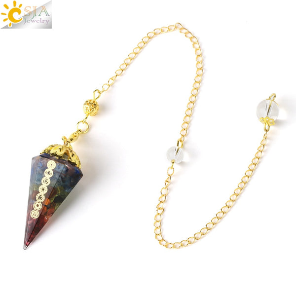 Mixed Crystal Dowsing Pendulum-ToShay.org