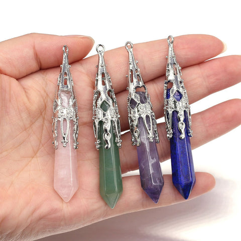 Mixed Crystal Pillar Pendulums-ToShay.org