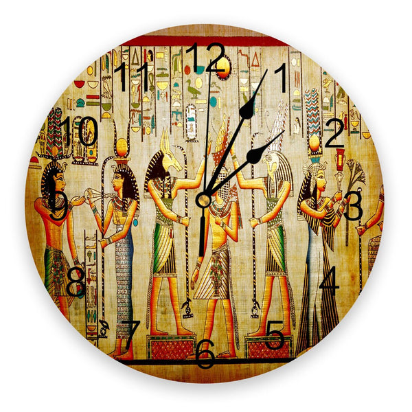 Egyptian Art Wall Clock-ToShay.org