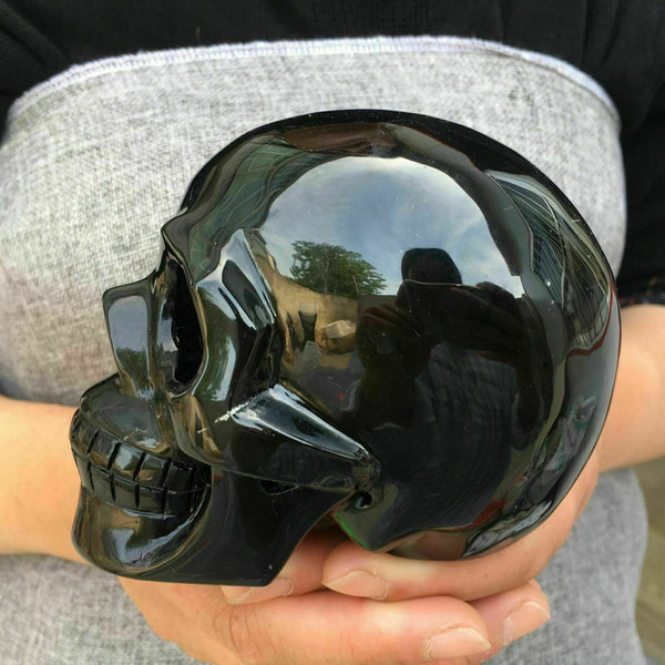 Black Obsidian Skull-ToShay.org