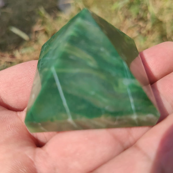 Green Turquoise Pyramid-ToShay.org