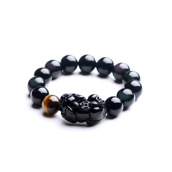 Black Obsidian Pixiu Bracelet-ToShay.org