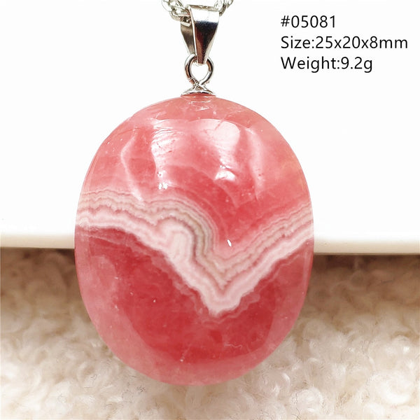 Red Rhodochrosite Pendant-ToShay.org