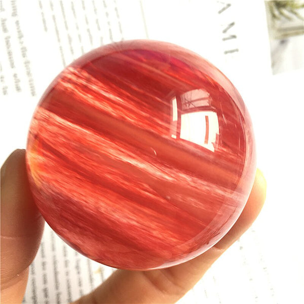 Red Smelted Crystal Ball-ToShay.org