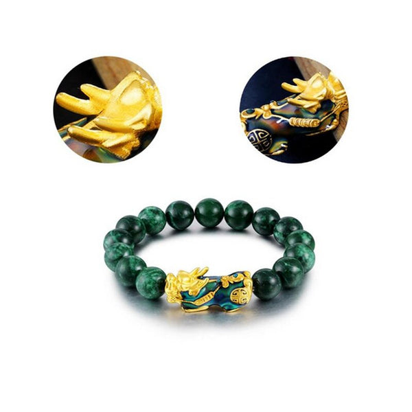 Green Jade Pixiu Bracelet-ToShay.org