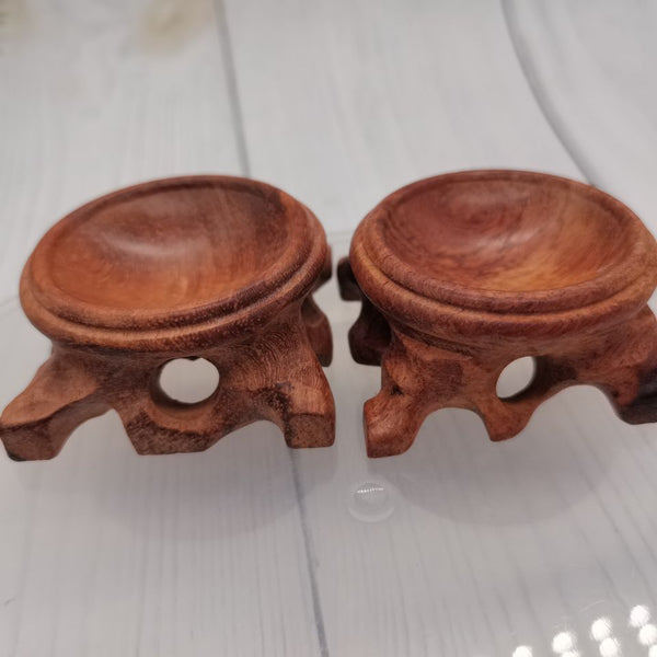 Wood Crystal Ball Stand-ToShay.org