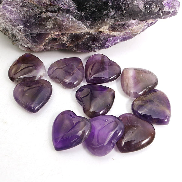 Purple Amethyst Heart-ToShay.org