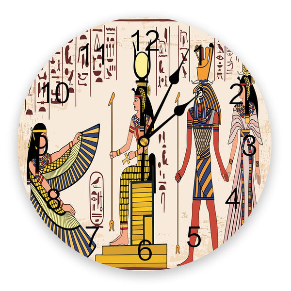 Egyptian Art Wall Clock-ToShay.org