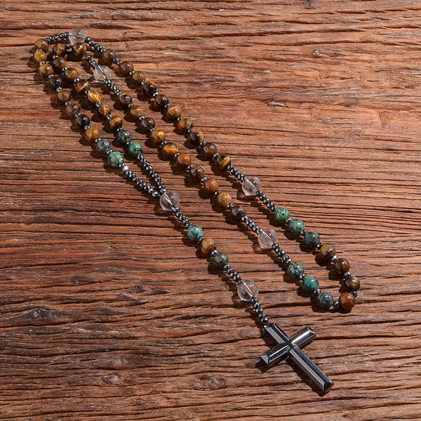 Yellow Tiger Eye Rosary Beads-ToShay.org