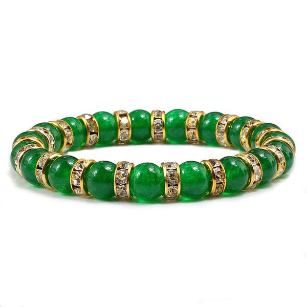 Green Aventurine Bead Bracelet-ToShay.org