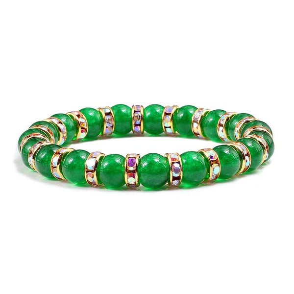 Green Aventurine Bead Bracelet-ToShay.org