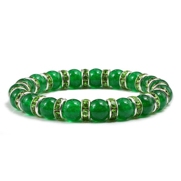 Green Aventurine Bead Bracelet-ToShay.org