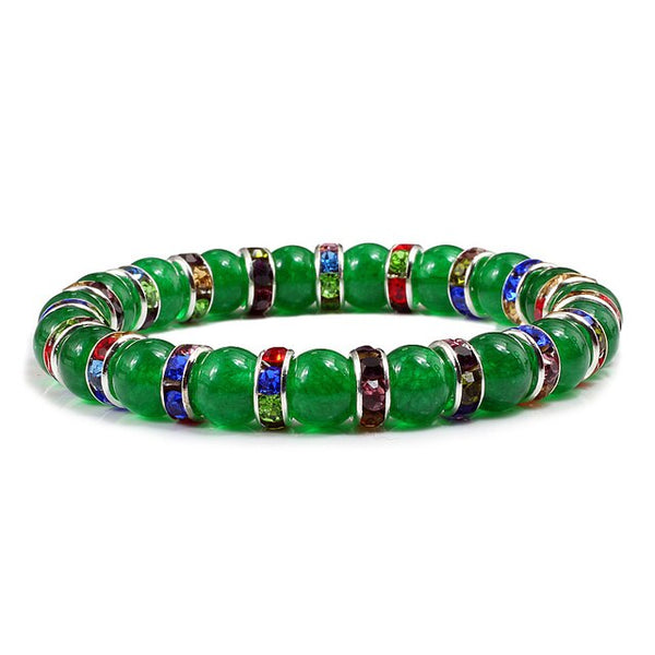 Green Aventurine Bead Bracelet-ToShay.org