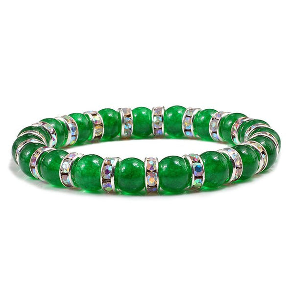 Green Aventurine Bead Bracelet-ToShay.org