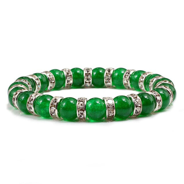 Green Aventurine Bead Bracelet-ToShay.org