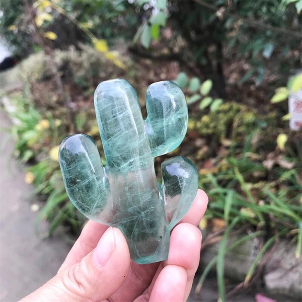 Green Fluorite Cactus-ToShay.org