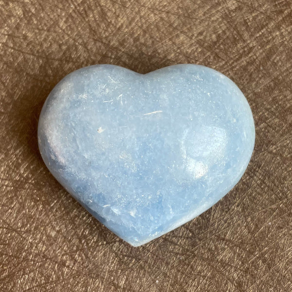 Blue Celestite Crystal Hearts-ToShay.org