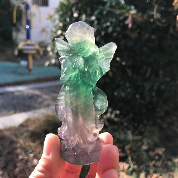 Rainbow Fluorite Angel-ToShay.org