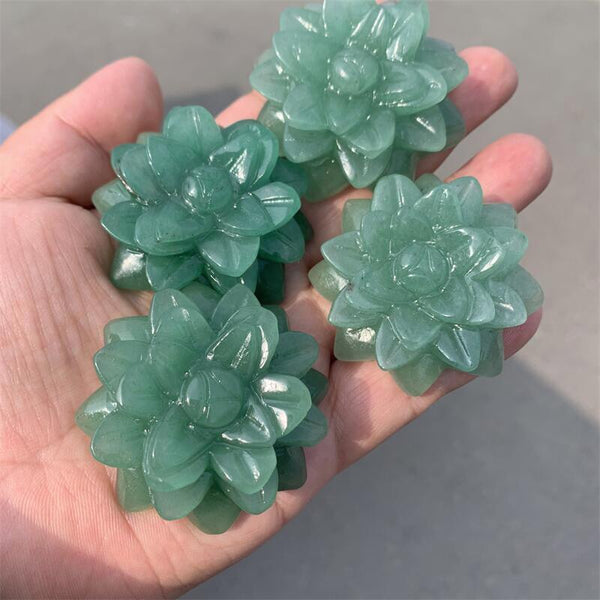 Green Aventurine Flower-ToShay.org