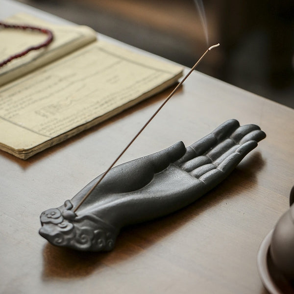 Buddha Hand Incense Holder-ToShay.org